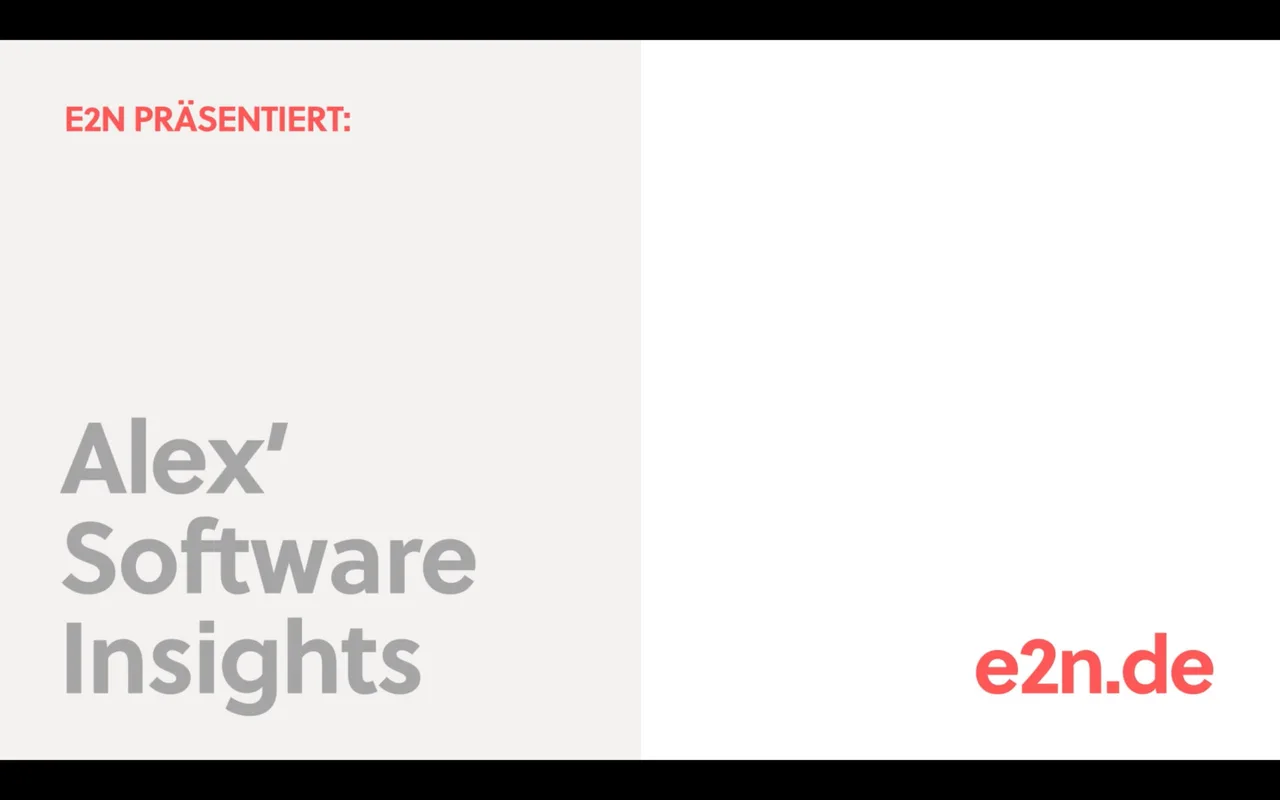 Alex' Software Insights